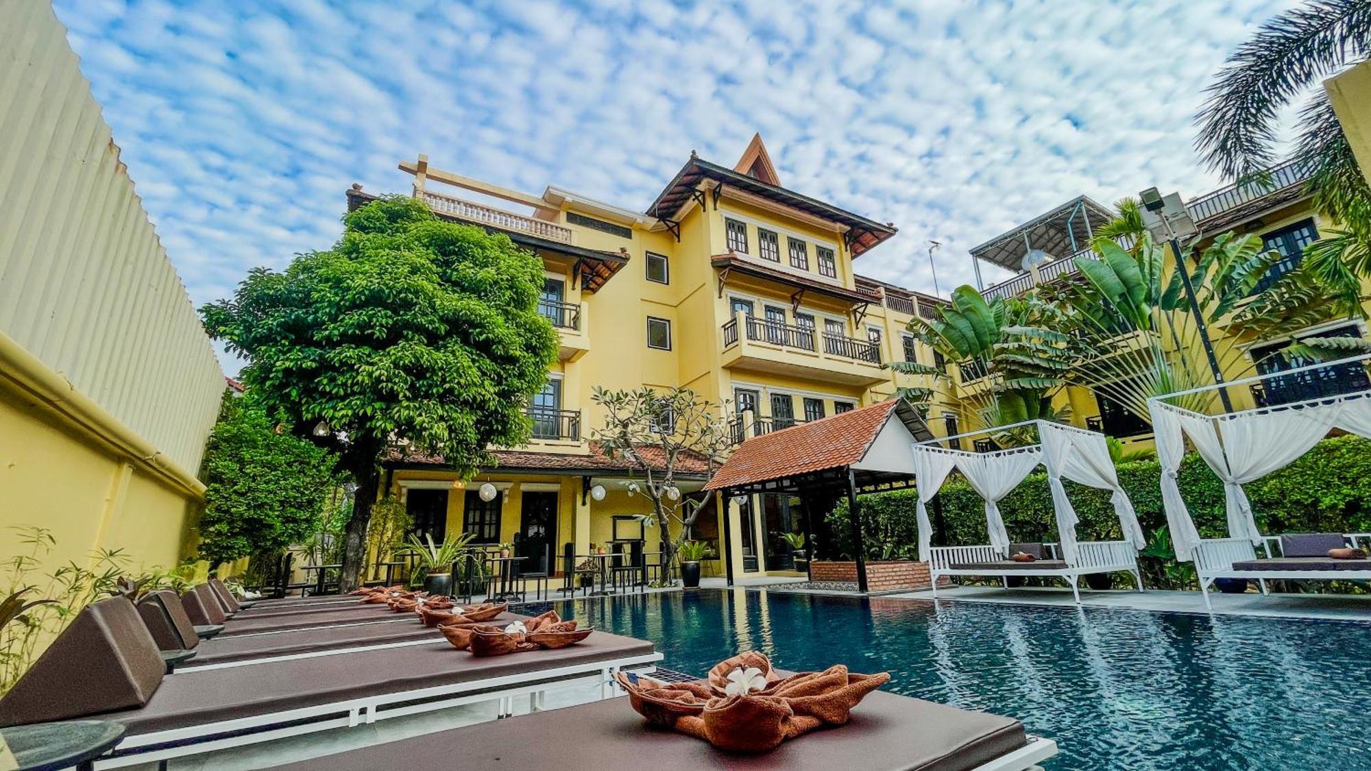 סיאם ריפ Villa Indochine D'Angkor מראה חיצוני תמונה