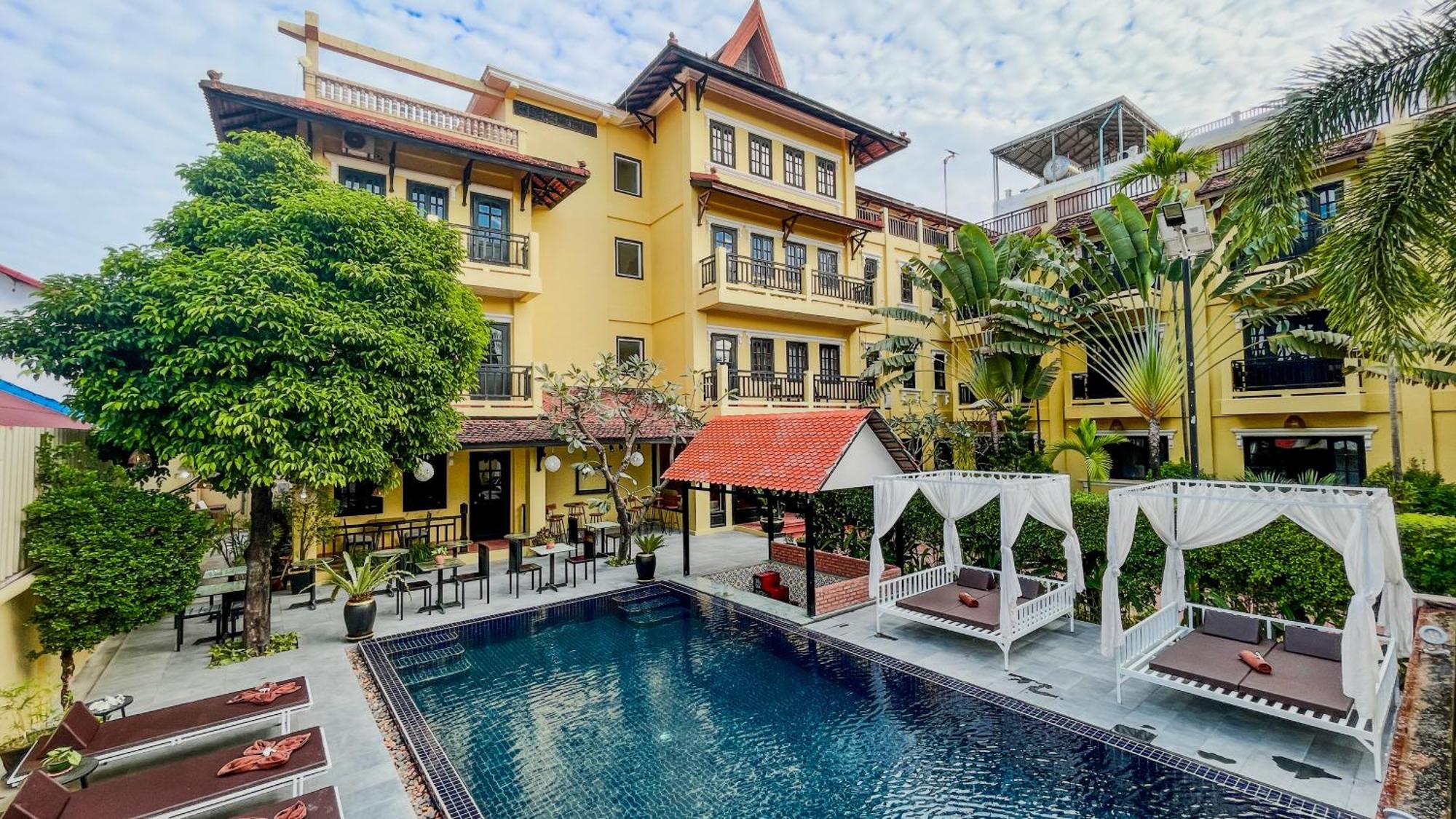 סיאם ריפ Villa Indochine D'Angkor מראה חיצוני תמונה