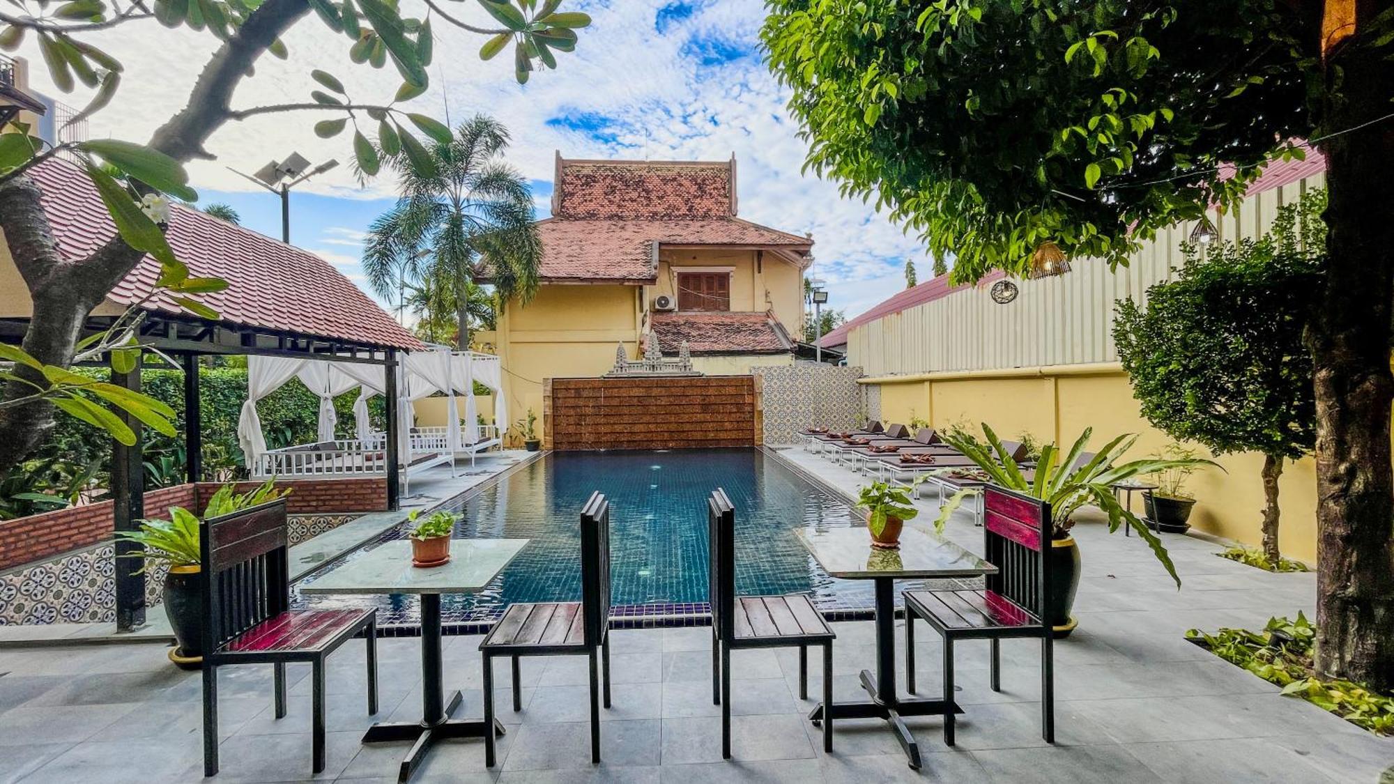 סיאם ריפ Villa Indochine D'Angkor מראה חיצוני תמונה